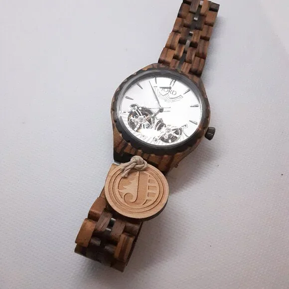 New With Tags Authentic Jord Men's Meridian Series Watch Self-Winding Automatic - Picture 4 of 16